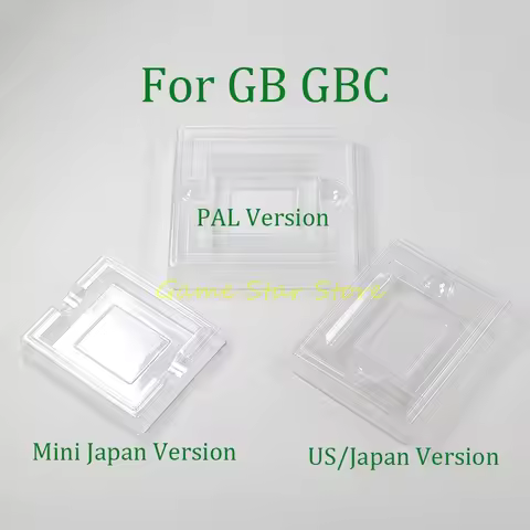 50pcs For GB Clear Plastic Game Card Cartridge Cases Boxes Insert Inner Tray Inlay for Gameboy GBC P