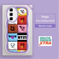 Jasouwe Infinix Hot 20s 30i 30 40 40i 50 Pro Plus 50i smart 9 latest casing hp BTS BT21 Pattern 3D s