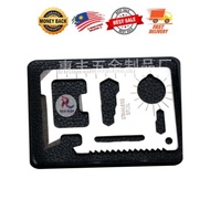 🇲🇾 Mini Pocket Tactical Card Tool Card Survival Knife Card Military Knife Card
