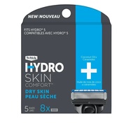 Schick Hydro 5-Blade Skin Comfort Dry Skin Mens Razor Blade Refill 8 Ct Mens Razor Specially Formula