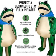 [MAKY] Funny Frog Costume Party Costume Cartoon Character Cosplay Costume Inflatable Costume Frog Su