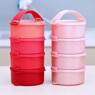 Tupperware Tup Tiffin 4 Layers 550ml mangkuk tingkat with handle can hold up to 4kg food new ready S