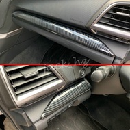 Carbon Fiber Center Console Trims Accessories For Subaru Forester SK 2019-2024