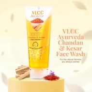 VLCC Ayurveda Natural Fairness Chandan & Kesar Face Wash 100ml Complexion Brightening
