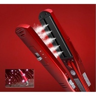 Kemei Ceramic Steam Iron Flat Professional Hair Straightener For Fast Heating