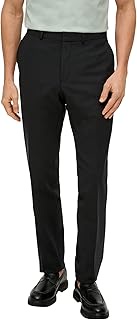 BLACK LABEL s.O Ultimate: Suit Trousers Made of Highly Elastic Virgin Wool Mix, Black 9999, 44W