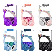 Bluetooth Headphones Wireless Bluetooth Headphones Cat Ears LED Bluetooth Headphones Super Bass Gaming Headsets With Mic For Bluetooth Headphones