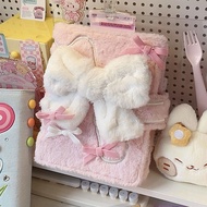 Bow Knot A5 Plush Card Book ins High-value 10cm Photocard Polaroid Storage Book Loose-leaf Album