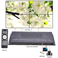 2x2 Video Wall Controller 1080p HDMI Video Wall Splitter TV Splicing Box USB U Flash Disk Player 3 4 Screen Stitching Processor