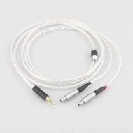 Audiocrast 2.5/3.5/4.4mm/6.35/XLR Balanced 8 Cores Silver Plated Headphone Upgrade Cable Cable ForHD