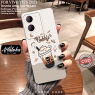 Softcase Hp Vivo Y17s 2023 Fashion Case Boba Case Vivo Y17s 2023 Newest Silicone TPU Pro Camera Casing Vivo Y17s 2023 Newest Cover Hp Case Cute Soft Case Hp Silicone Hp Casing Hp Accessories Vivo Y17s 2023 Case