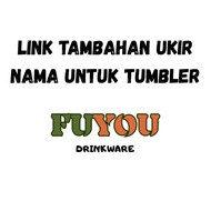 Additional name engraving for FUYOU Drinkware Tumbler