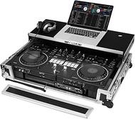 Odyssey DDJ-REV5 1U Flight Case with Glide Style Laptop Platform and Corner Wheels