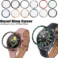 Watch Bezel for Samsung Galaxy Watch 3 45mm 41mm Ring Bezel Adhesive Cover Anti Scratch Case Smart W