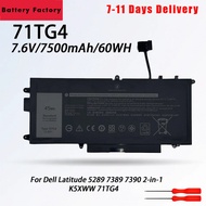 71TG4 K5XWW dell 7390 Replacement Laptop Battery for Dell Latitude 13 7389 7390 2-in-1 5289 2-in-1 S