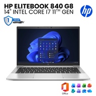 HP ELITEBOOK 840 G8 14" FHD | INTEL CORE I7 11TH GEN PROCESSOR | 16GB RAM UPTO 1TB SSD | 1 YEAR WARR