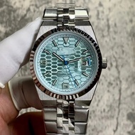 Seiko Mod Land Dweller 40mm NH35 Watch Case Sapphire Crystal Waterproof Silver Adjustment 33.5mm Wat