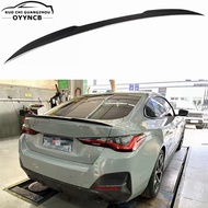 For BMW 4 Series G26 4 doors 2020-2022 Car Boot Lid Lip Rear Trunk Spoiler Wings Real Carbon Fiber /