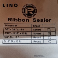 RIBBON SEALER ROUND HEADLAMP GUM / WINDSHIELD GUM /WATERTIGHT GUM 5/16 X 15 FEET