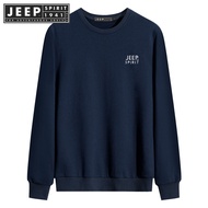 JEEP SPIRIT 1941 ESTD American men's round neck sweater long-sleeved bottoming shirt genuine pullove