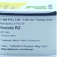 ♞RIJK ZWAAN INVICTA RZ BATAVIA LETTUCE SEEDS (1000 PILLS)