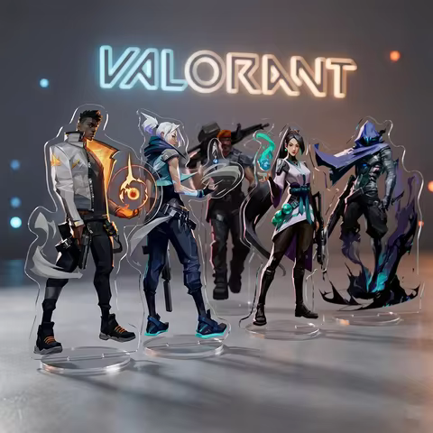 HOT GAME VALORANT All characters Reyna Jett Neon Iso Clove Chamber Omen Cypher Gekko Raze 15CM Acryl