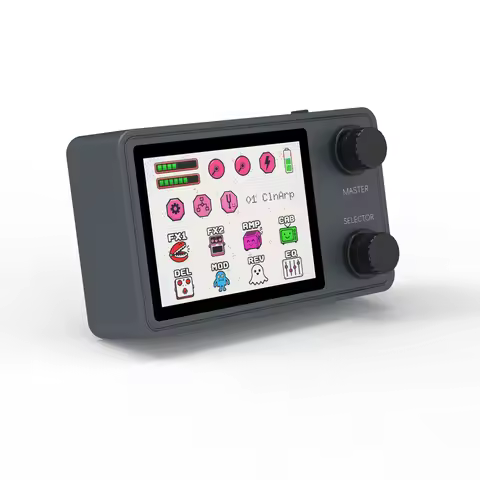 LIVTRA NANOCORE Ultra-Portable 126g Multi-Effects Processor & Amp Modeler with Touchscreen, NAM/IR S