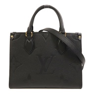 LOUIS VUITTON Monogram Empreinte OnTheGo PM金扣手挽肩背兩用袋