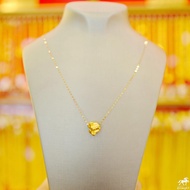 สร้อยคอจี้ดอกรัก น้ำหนัก 0.45-0.55 กรัม ทองคำ 99.99% ทองแท้ๆทั้งเส้น ขายได้ มีใบรับประกันจากร้านทอง ไอเทมใหม่นิยมที่สุด