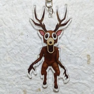 GANTUNGAN THE DEER 99 Nights in the Forest keychain 99 nights in the forest keychain