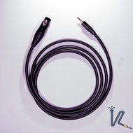 Kable Kustom XLR Female to 1/8" (3.5mm) TRS Balanced Cable (For BM800)
