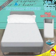 SUPER SORBER ผ้ารองเตียงซับปัสสาวะขนาด 107 x 200 ซม. ขนาด เตียงเดี่ยว 107×200 CM แบบมียางรัดขอบเตียงขนาด เตียงเดี่ยว