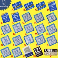 New Original 2 3 4 5 6 7 8 9th Generation cpu i9 i7 i5 i3 Laptop Sticker Decorative Label