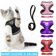 Cat Harness Dog Vest Dog Harness Cat Vest Plain Cat Clothes
