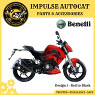 Benelli 150s Custom Body Stickers | Benelli 150s Stripe Sticker | Benelli 150s Pelekat Badan Motor