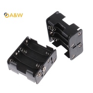 A&W 8*AA 12V Battery Clip Slot Storage Holder Box Case With 9V Snap Connector