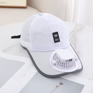 Fan hat outdoor fan hat sun hat adult USB charging breathable fishing hat sun hat summer outdoor sun