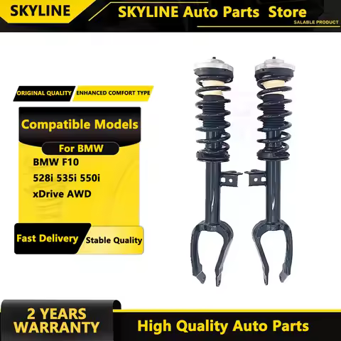 SKYLINE 2Pcs Front Shock Struts Assembly For BMW F10 528i 535i 550i xDrive AWD
