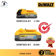  DEWALT Powerstack Battery-DCBP520-B1 2.0V 5Ah And DCBP034-B1 2.0V 1.7Ah