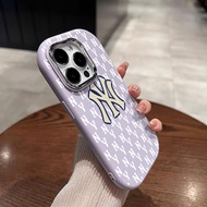 Fashion NY Baseball Logo Case For OPPO A15 A15S A16K A16E A16 A16S A17 A17K A1K A31 A8 A36 A76 A96 A