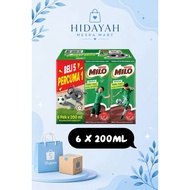 nestle milo 6  x200ml