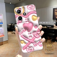HP (DS1864) Pro Camera Phone Case INFINIX HOT 30i LOVE 3D MOTIF Ready For all types of Vivo Realme X