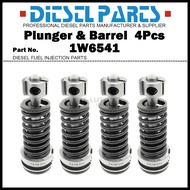 4Pcs Plunger and Barrel Assembly 1W-6541 7N-7168 8N-9130 for Caterpillar 3204 3304 3304B 3306 3306B 