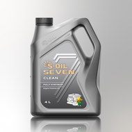 S-OIL 7 CLEAN Engine Fushing Oil Clean สังเคราะห์ 100% ขนาด 4 ลิตร