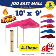 10' x 9' 25KG Foldable [ A SHAPE ] Canopy Set [ JOO EAST ] Kanopi Pasar Malam [ Gazebo ]
