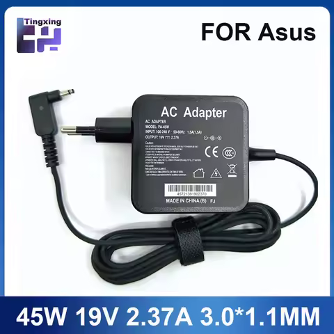 19V 2.37A 45W 3.0x1.1mm AC Adapter Laptop Charger Replacement For Asus Zenbook UX21E UX31K UX32 UX42