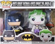 {克拉克玩具}FUNKO POP DC 白色騎士 蝙蝠俠 +小丑 Batman Joker 雙入組