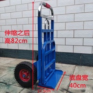 Iron Scooter Pucker Luggage Barrow Truck King Hand Buggy Carrier Trailer Portable Cart Lever Car Luggage Trolley 4DD6