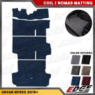 Coil Matting Nissan Urvan NV350 2015-2025 // nomad spaghetti car mat floor guard protection mattings