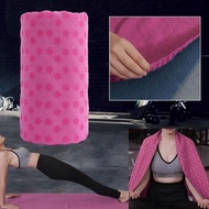 [Finevips1] Hot Yoga Mat Towel Non Slip Practice Yoga Towel for Pilates Travel Workout